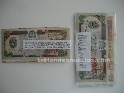 Billetes mundiales nuevos por lotes