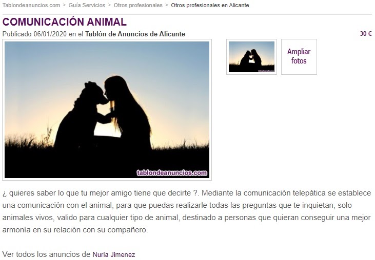 Comunicacin mascotas - Anuncios curiosos