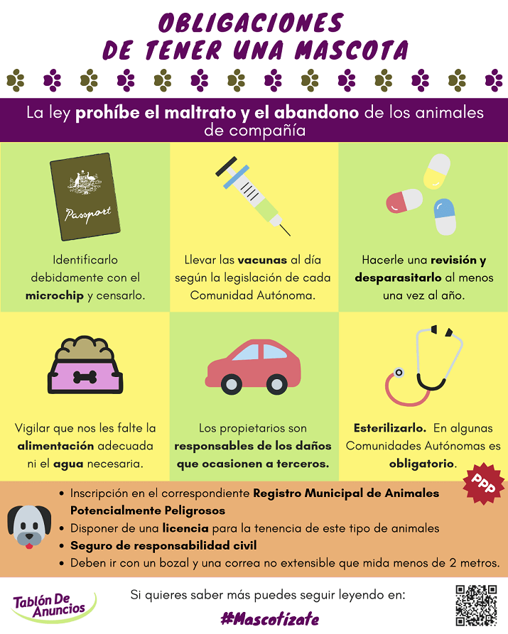 Obligaciones de tener una mascota