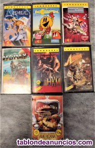 Pack 7 juegos, cbm commodore 64 128 c64 cassette