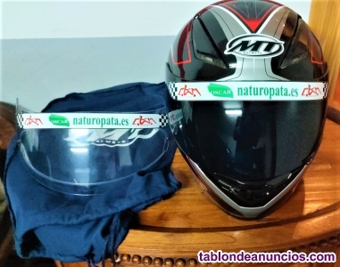 Casco mt helmet rsc + con 2 pantallas + antivaho + funda