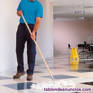 Busco trabajo por horas o a tiempo parcial, conserje o auxiliar de servicios