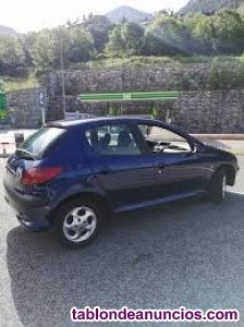 Vendo Peugeot 206 HDI 2.0 90CV azul china metalizado 150.000Km a�o 2004