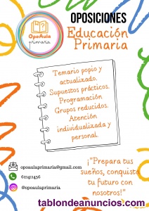 Oposiciones educacin primaria