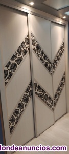 Frente de armario tres puertas correderas